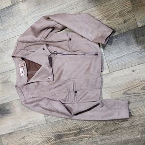 Mauve Moto Jacket